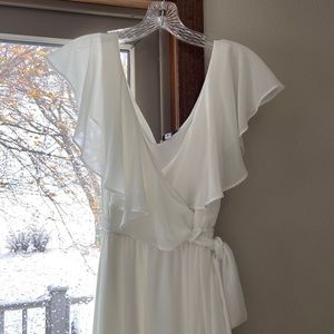 Baltic Born White Ruffle Dress